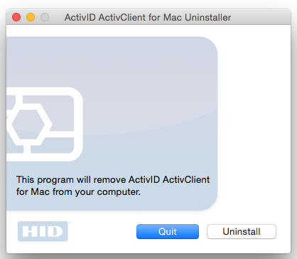 Uninstall-ActivClient