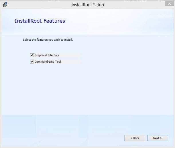 InstallRootFeatures