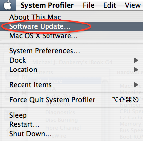 Tiger Software update list image